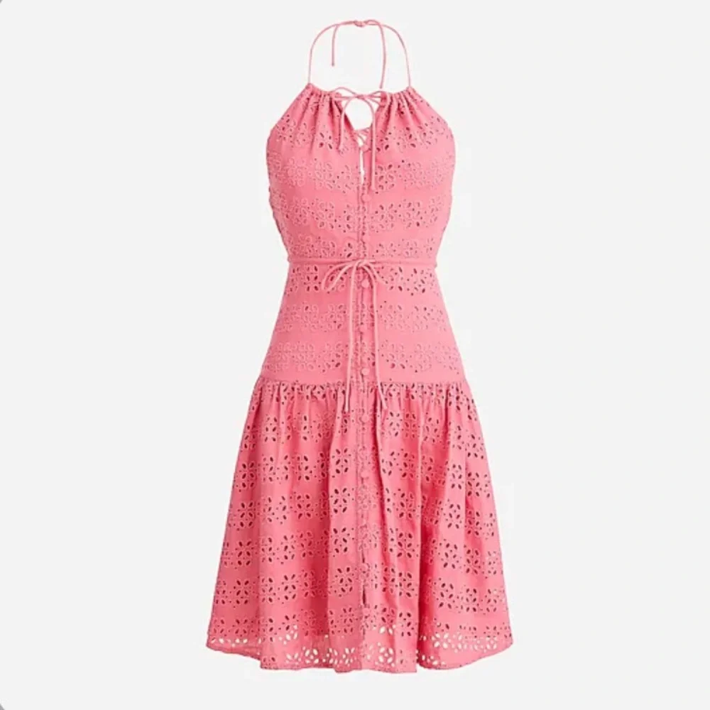 J.‎ Crew NWT Anguilla Mini Halter Dress in Eyelet